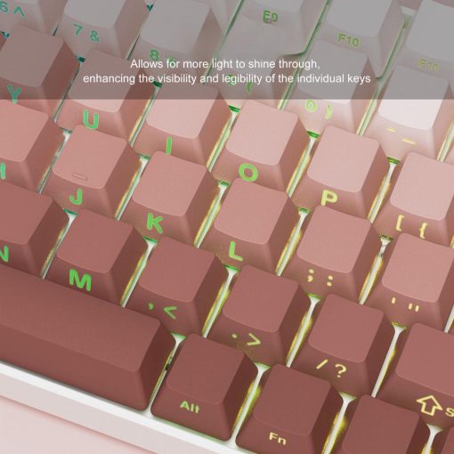 OEM/Cherry Profile Double-Shot PBT Keycap Set - Rouge Gradient - Image 4