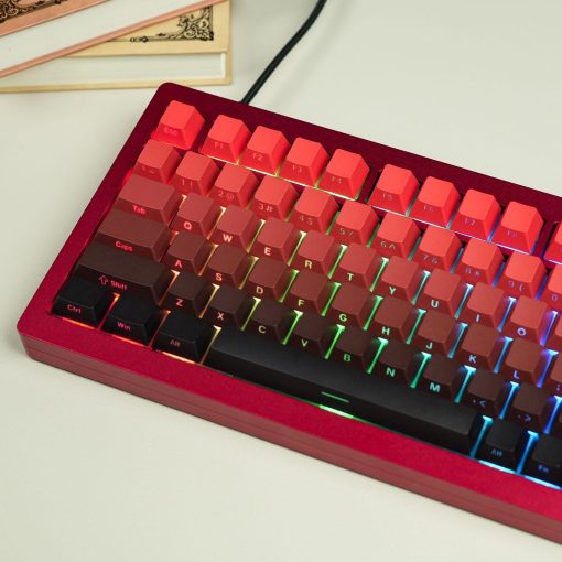 OEM Double-Shot PBT Keycap Set - Red Gradient - Image 5