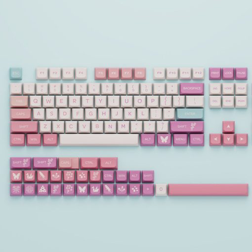 XDA-Like Dye-Sub PBT Keycap Set - Sunset Cloud - Image 5