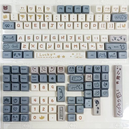 MDA Dye-Sub PBT Keycap Set - Bear Life - Image 5