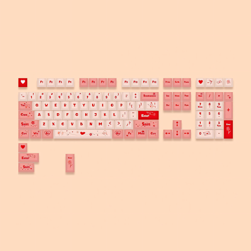 OEM Dye-Sub PBT Keycap Set - Valentine's Day - Image 14
