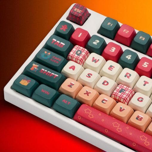 MDA/Cherry Profile PBT Dye-Sub Keycap Set - Christmas Theme 3 - Image 7