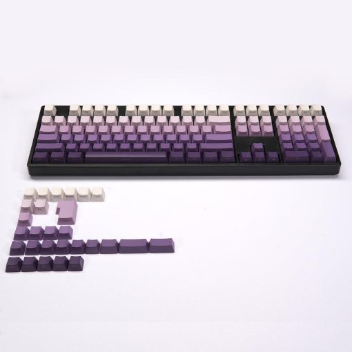 OEM Double-Shot PBT Keycap Set - Lavender Purple Gradient - Image 8