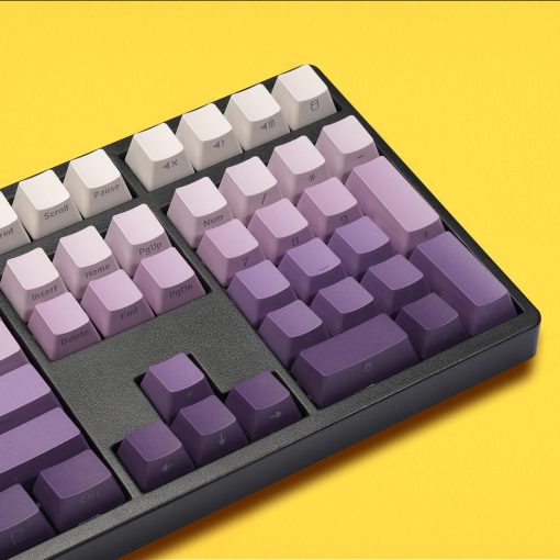 OEM Double-Shot PBT Keycap Set - Lavender Purple Gradient - Image 4