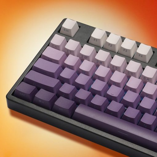 OEM Double-Shot PBT Keycap Set - Lavender Purple Gradient - Image 5