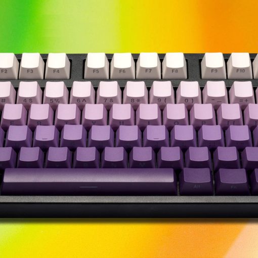 OEM Double-Shot PBT Keycap Set - Lavender Purple Gradient - Image 7