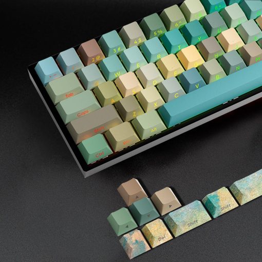 Cherry Profile Dye-Sub PBT Keycap Set - Oil Painting - Image 4