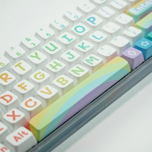 MDA PBT Dye-Sub Keycap Set - Rainbow - Image 11