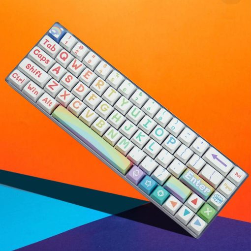 MDA PBT Dye-Sub Keycap Set - Rainbow - Image 3