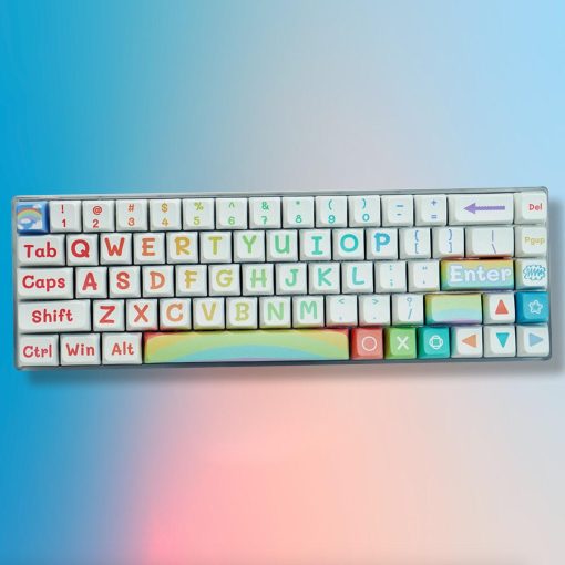 MDA PBT Dye-Sub Keycap Set - Rainbow - Image 2