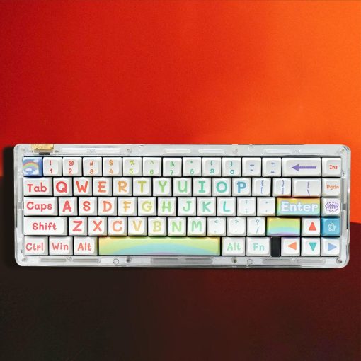 MDA PBT Dye-Sub Keycap Set - Rainbow - Image 4