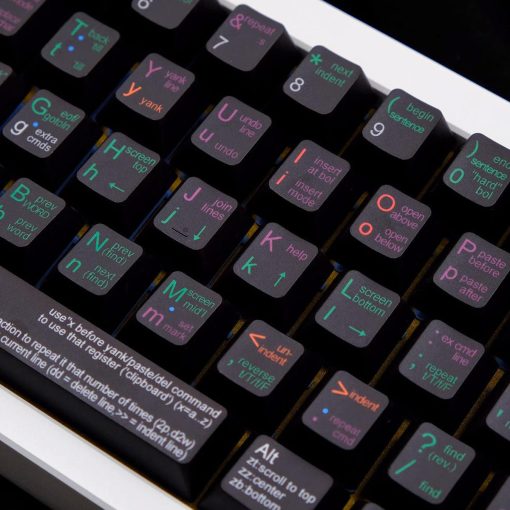 Cherry Profile Dye-Sub PBT Keycap Set - VIM Developer/Programmer/Coder - Image 10