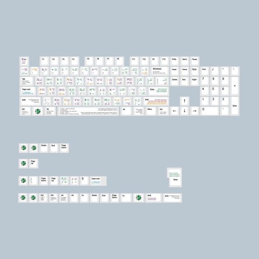 Cherry Profile Dye-Sub PBT Keycap Set - VIM Developer/Programmer/Coder - Image 12