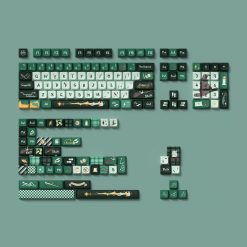 MDA/Cherry Dye-Sub PBT Keycap Set - Slytherin at Hogwarts