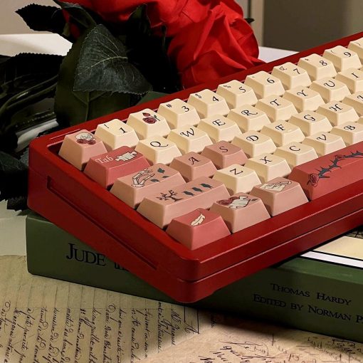Cherry Profile Dye-Sub PBT Keycap Set - Letter from Rose - Image 4
