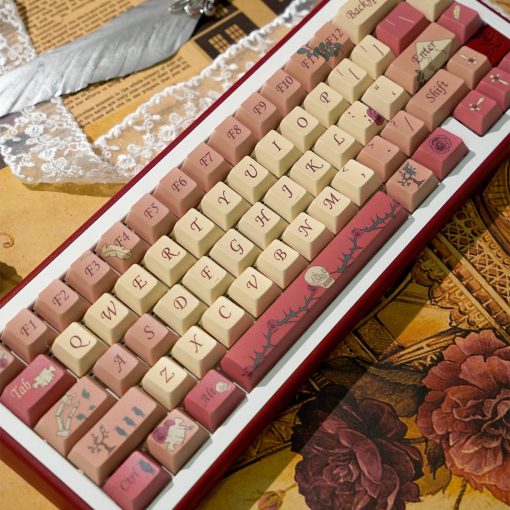 Cherry Profile Dye-Sub PBT Keycap Set - Letter from Rose - Image 6