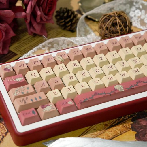 Cherry Profile Dye-Sub PBT Keycap Set - Letter from Rose - Image 7