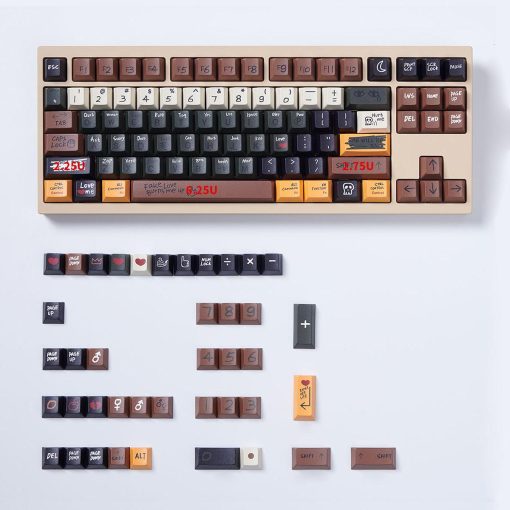 Cherry Profile Dye-Sub PBT Keycap Set - Love Story