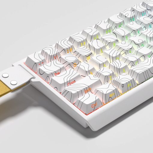 Cherry Profile Dye-Sub PBT Keycap Set - White Contour - Image 5