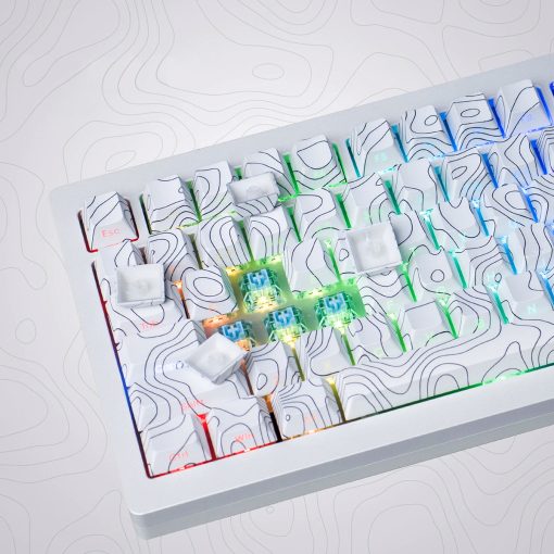 Cherry Profile Dye-Sub PBT Keycap Set - White Contour - Image 9
