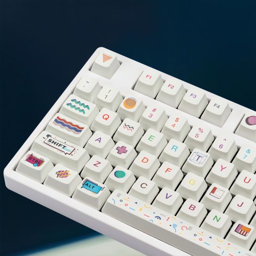 OEM PBT Dye-Sub Keycap PBT Keycap Set - Memphis R2 - Image 4