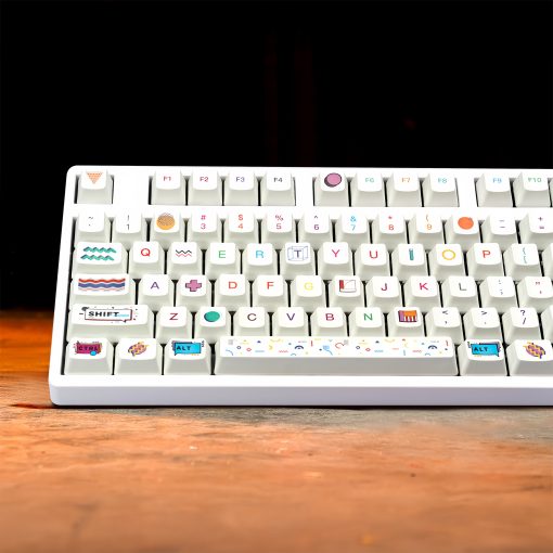 OEM PBT Dye-Sub Keycap PBT Keycap Set - Memphis R2 - Image 7