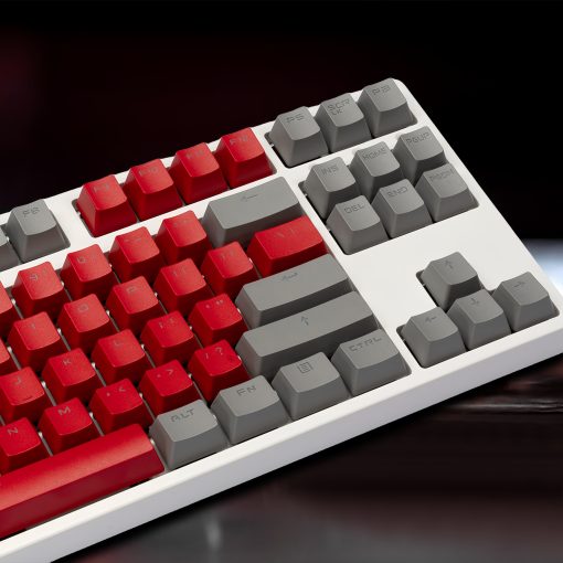 OEM PBT Dye-Sub Keycap PBT Keycap  Set - Red and gray dual color - Image 5