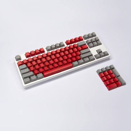 OEM PBT Dye-Sub Keycap PBT Keycap  Set - Red and gray dual color - Image 7