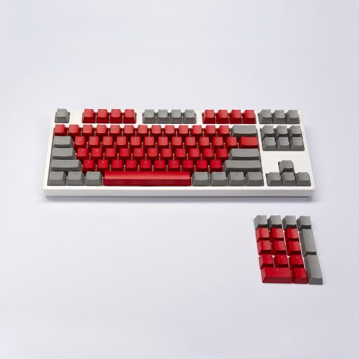 OEM PBT Dye-Sub Keycap PBT Keycap  Set - Red and gray dual color - Image 8