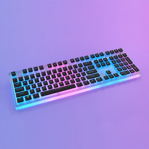 OEM PBT+PC Dye-Sub Keycap PBT Keycap  Set - Elegant Black - Image 3
