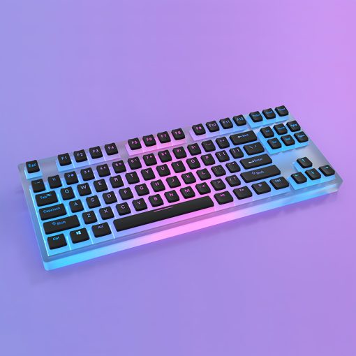 OEM PBT+PC Dye-Sub Keycap PBT Keycap  Set - Elegant Black - Image 4