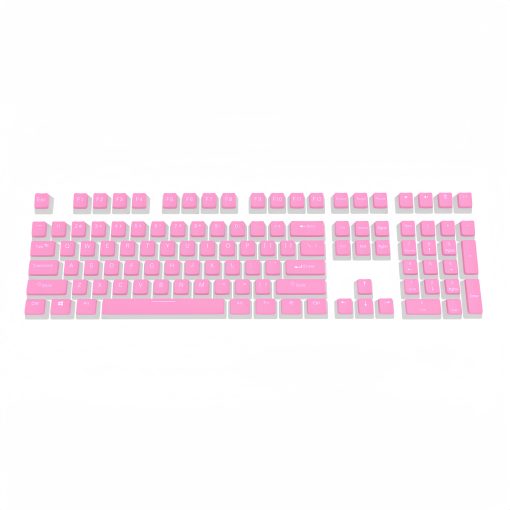 OEM PBT+PC Dye-Sub Keycap PBT Keycap  Set - Petal powder