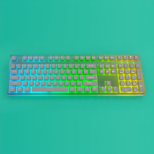 OEM PBT+PC Dye-Sub Keycap PBT Keycap  Set - Metal Gray - Image 2
