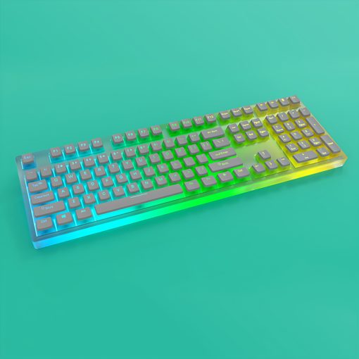 OEM PBT+PC Dye-Sub Keycap PBT Keycap  Set - Metal Gray - Image 3