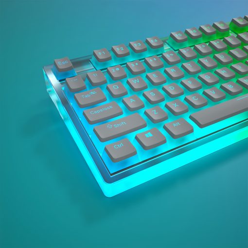 OEM PBT+PC Dye-Sub Keycap PBT Keycap  Set - Metal Gray - Image 6