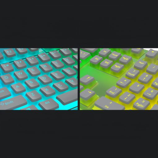 OEM PBT+PC Dye-Sub Keycap PBT Keycap  Set - Metal Gray - Image 7