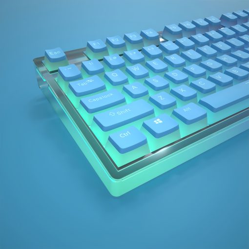 OEM PBT+PC Dye-Sub Keycap PBT Keycap  Set - Noble Blue - Image 6